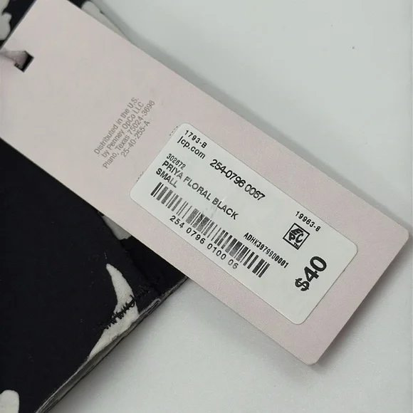 NWT Ambrielle Priya Floral V-Neck Lounge Bra – Black, Size S - Picture 5 of 10